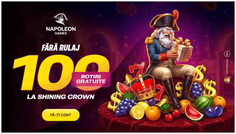 napoleon bonus fara depunere rotiri gratuite